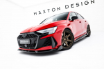Maxton Design Front Splitter V.3 Audi RS3 Sedan 8Y Facelift AU-RS3-8YF-S-FD3G
