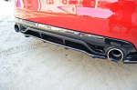 Maxton Design Rear Splitter PEUGEOT 308 II GTI (with vertical bars) PE-308-GTI-RD1+RD2G