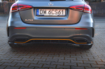 Maxton Design Rear Splitter (with vertical bars) Mercedes-Benz A Hatchback AMG Line W177 ME-A-177-AMGLINE-RD1G+RD2G