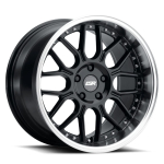 ESR Wheels CS18 19x8.5 Blank ET35-45 GLOSS BLACK MACHINE LIP w/ Lip 98511135 CS18GBLK-ML
