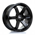 BOLA Wheels B1 19x8.5 5x120.65 ET30-45 GLOSS BLACK 11.85kg