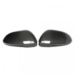 VW GOLF MK8 CARBON FIBRE MIRRORS - WITHOUT LANE ASSIST