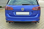 Maxton Design Rear Splitter VW GOLF MK7 R ESTATE (without a vertical bar) VW-GO-7-R-VA-RD1G