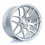 BOLA Wheels B8R 18x9.5 5x115 ET40-45 MATT SILVER BRUSHED POLISHED 10.35kg