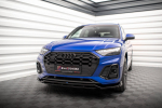 Maxton Design Front Splitter V.1 Audi SQ5 / Q5 S-Line SUV / Sportback Mk2 Facelift AU-SQ5-2F-SB-FD1G+FD1RG