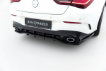Maxton Design Rear Splitter (with vertical bars) Mercedes-AMG CLA 35 / 45 Coupe / Shooting Brake C118 Facelift / X118 Facelift ME-CLA-118-45AMG-RD1G+RD2G