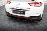 Maxton Design Rear Splitter (with vertical bars) Hyundai I30 N Mk3 Fastback HY-I30-3-N-FB-RD1+RD2G