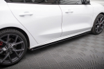 Maxton Design Street Pro Side Skirts Diffusers Ford Focus ST / ST-Line Mk4 FOFO4STCNC-SD1B
