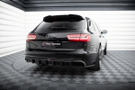 Maxton Design Rear Valance Audi A6 Sedan / Avant C7 (Single side dual exhaust version) AU-A6-C7-AV-RS1GOO_