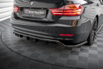 Maxton Design Rear Splitter (with vertical bars) BMW 4 Gran Coupe F36 BM-4-F36-GC-RD1G+RD2G