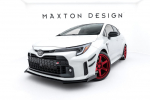 Maxton Design Street Pro Front Splitter + Flaps Toyota GR Corolla Mk12 TOCO12GR4CNC-FD1B+FSF1G