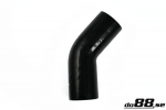 DO88 Silicone Hose Black 45 degree 3.125'' (80mm)