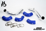 DO88 Volvo 7/940 Turbo Center Connection pipe kit .blue hoses .3'' throttle body