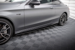 Maxton Design Street Pro Side Skirts Diffusers Mercedes-AMG C43 Coupe / Cabrio C205 Facelift / A205 Facelift MEC205F43CCNC-SD1B