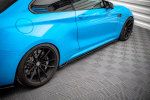 Maxton Design Street Pro Side Skirts Diffusers BMW M2 F87 BM287MCOMPCNC-SD1B