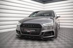Maxton Design Front Splitter V.1 Audi S3 / A3 S-Line Sportback 8V Facelift AU-S3-3F-SB-FD1G