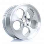 BOLA Wheels B5 18x8.5 5x127 ET40-45 SILVER BRUSHED POLISHED FACE 12.15kg