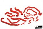 DO88 SAAB 9-3 2.8t V6 2006- Coolant hoses Red