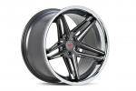 Ferrada Wheels CM1 22x10.5 5x127 ET28 Matte Graphite / Chrome Lip CM1221055127MGC28