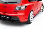 Maxton Design Street Pro Rear Side Splitters Mazda 3 MPS Mk1 EU Version MA3MPS1CNC-RSD2BRB