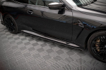 Maxton Design Street Pro Side Skirts Diffusers BMW M4 G82 BM4G82MCNC-SD1BRB