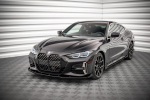 Maxton Design Street Pro Front Splitter + Flaps BMW 4 M-Pack / M440i G22 / G23 / G22 Facelift / G23 Facelift BM4G22MPACKCNC-FD1BRB+FSF1G