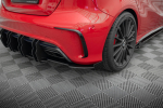 Maxton Design Street Pro Rear Side Splitters + Flaps Mercedes-Benz A 45 AMG W176 Facelift MEA176FAEROCNC-RSD1BRB+RSF1G