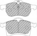 Ferodo Racing Front Brake Pads For OPEL 1.6 16V ASTRA G Convertible (F67) FCP1295
