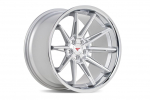 Ferrada Wheels CM2 19x8.5 5x120 ET33 Machine Silver / Chrome Lip CM219855120MS33