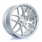 BOLA Wheels B8R 18x8.5 5x110 ET25-45 MATT SILVER BRUSHED POLISHED 9.8kg