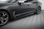 Maxton Design Street Pro Side Skirts Diffusers + Flaps Kia Stinger GT / GT-Line / Standard Mk1 KIST1GTLINECNC-SD1B+SF1G