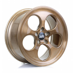 BOLA Wheels B5 18x8.5 5x127 ET40-45 BRONZE BRUSHED POLISHED FACE 12.15kg