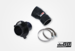 DO88 VAG 1.8/2.0 TSI (MQB) Turbo Muffler Delete. OEM Pressure pipes. Black hose