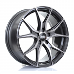 BOLA Wheels B6 18x8 5x98 ET30-45 HYPER TITANIUM 9.85kg
