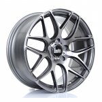 BOLA Wheels B8R 18x8.5 5x98 ET25-45 GLOSS TITANIUM 9.8kg