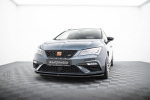 Maxton Design Front Splitter V.1 Seat Leon Cupra / FR Mk3 FL SE-LE-3F-CU-FD1G