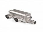 Akrapovic Porsche 911 Carrera Cabriolet /S/4/4S/GTS (991.2) Slip-On Line - for OE non sport exhaust S-PO/TI/5H