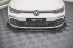 Maxton Design Street Pro Front Splitter + Flaps Volkswagen Golf GTI / GTE / GTD / R-Line Mk8 VWGO8GTICNC-FD1B+FSF1G