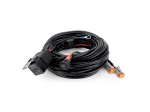 Lazer Two-Lamp 2-Pin Deutsch DT Wiring Kit, Long (12V) 2L-UT-650