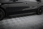Maxton Design Street Pro Side Skirts Diffusers + Flaps Mercedes-AMG A35 W177 Facelift MEA177F35CNC-SD1B+SF1G