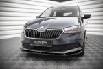Maxton Design Front Splitter Skoda Fabia Mk3 Facelift SK-FA-3F-K-FD1G