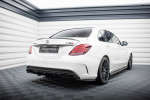 Maxton Design Rear Valance Mercedes C-Class Sedan / Estate W205 / S205 63AMG ME-C-205-AMG-ES-RS1G