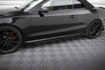 Maxton Design Street Pro Side Skirts Diffusers + Flaps Audi A5 / A5 S-Line / S5 Coupe / Cabrio 8T / 8T Facelift AUS51CNC-SD1B+SF1G