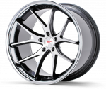 Ferrada Wheels FR2 22x10.5 5x127 ET28 Machine Black / Chrome Lip FR2221055127MA28