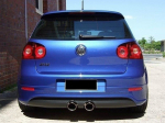 Maxton Design Rear Valance Volkswagen Golf R32 Mk5 (with 2 exhaust holes, for R32 exhaust) VW-GO-5-R32-R2A