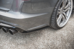 Maxton Design Rear Side Splitters Audi A6 / A6 C7 S-line/ S6 C7 Facelift AU-S6-C7F-AV-FRSD1FP