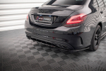 Maxton Design Rear Splitter (with vertical bars) Mercedes-Benz C AMG-Line W205 Facelift ME-C-205F-AMGLINE-RD1G+RD2G