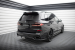 Maxton Design Rear Splitter (with vertical bars) BMW X7 M-Pack G07 Facelift BM-X7-07F-MPACK-RD1G+RD2G