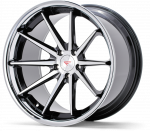 Ferrada Wheels FR4 22x10.5 5x127 ET28 Machine Black / Chrome Lip FR4221055127MA28