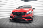 Maxton Design Street Pro Front Splitter + Flaps Mercedes-Benz A 45 AMG Aero W176 Facelift MEA176FAEROCNC-FD1B+FSF1G